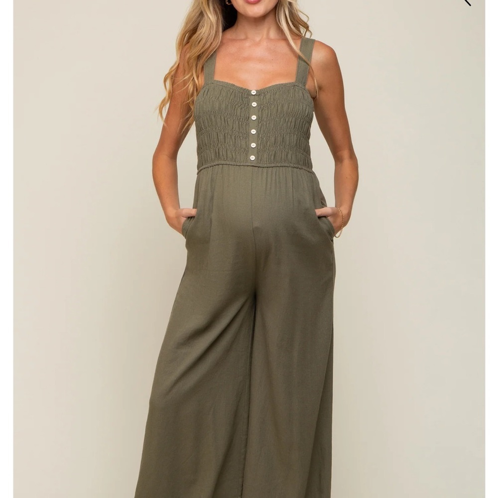 Pinkblush Olive Green Jumpsuit
